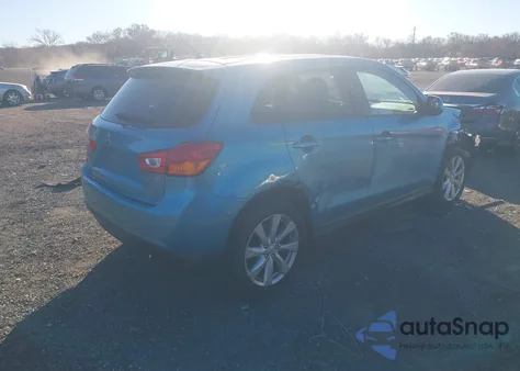 2014 Mitsubishi Outlander Sport Es z USA, uszkodzony, nr VIN 4A4AR3AU8EE012462